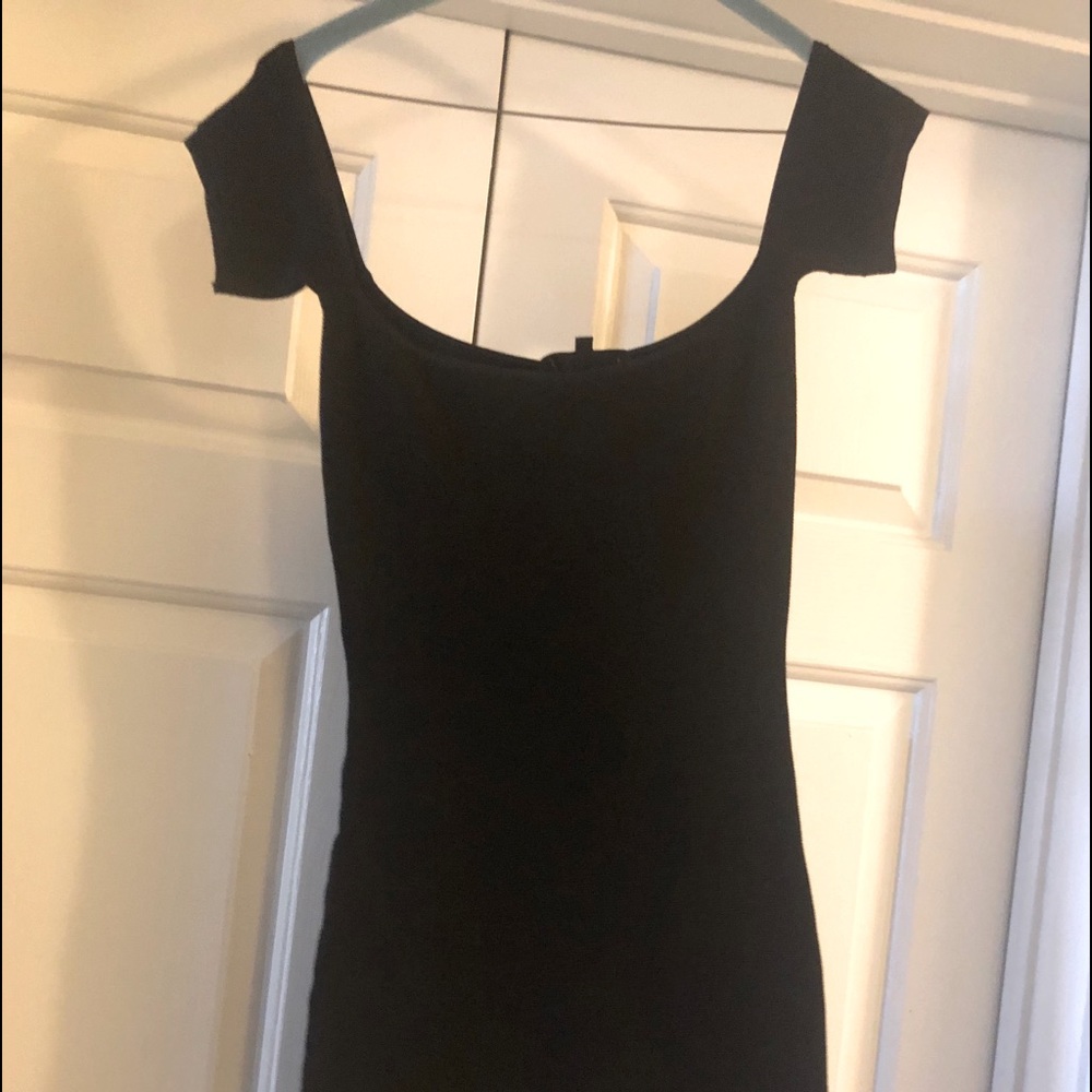 Sexy black club dress